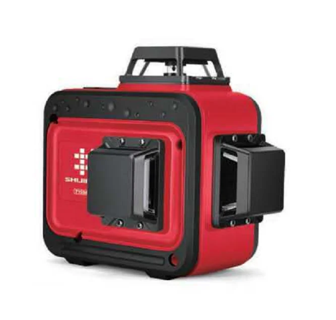SHIJING 7359 3D 12 lines lasers green beam 360 laser level with remote controller Horizontal & Vertical Cross-Line