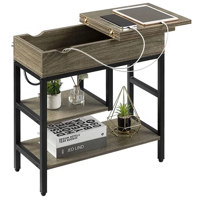 Modern Style Center Tea Bedside Table Living Room Coffee Side Table Nightstand with Set Feature for Couch Sofa Snack End Desk