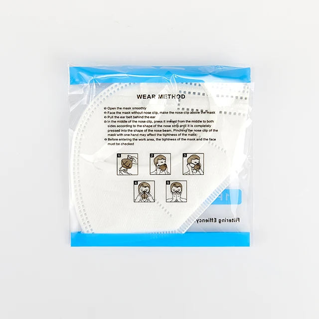 CE 2163  respirator FFP2 Dust Mask With Earloops For Industrial Safety Working masque ffp2 mask