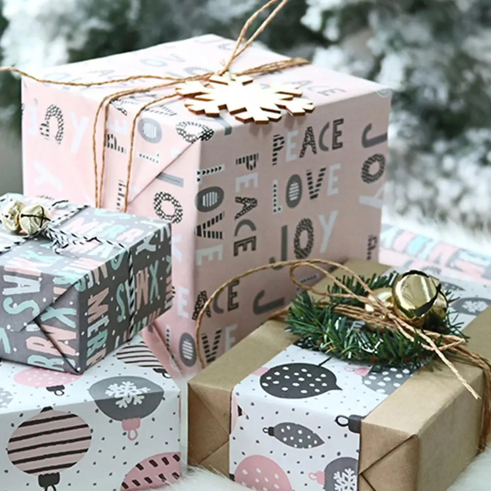 
Wholesale Printed wrapping paper for Christmas gift wrap 