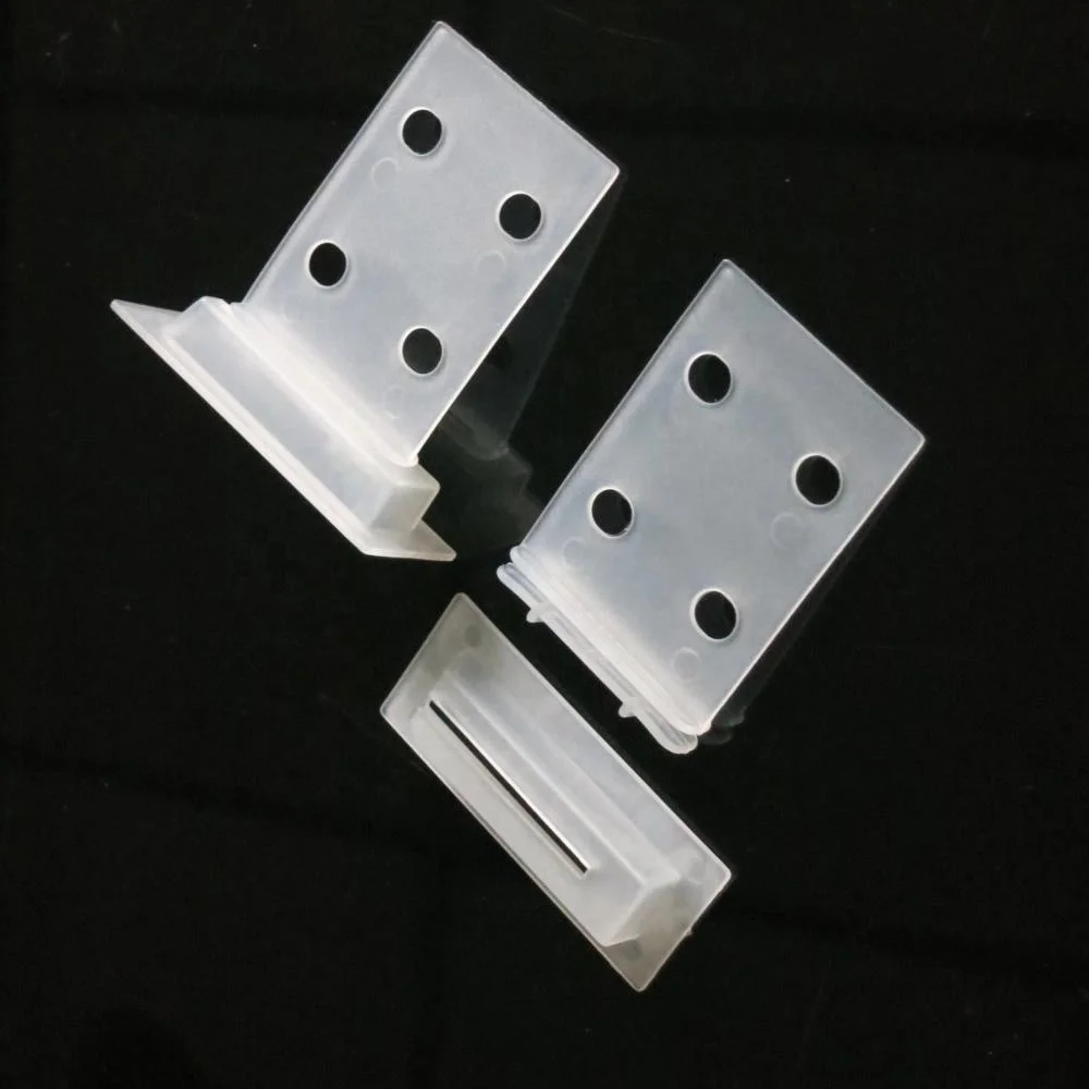 Displays Accessories Exhibition Cardboard Shelf ABS Connector White Plastic Corrugated Shelf