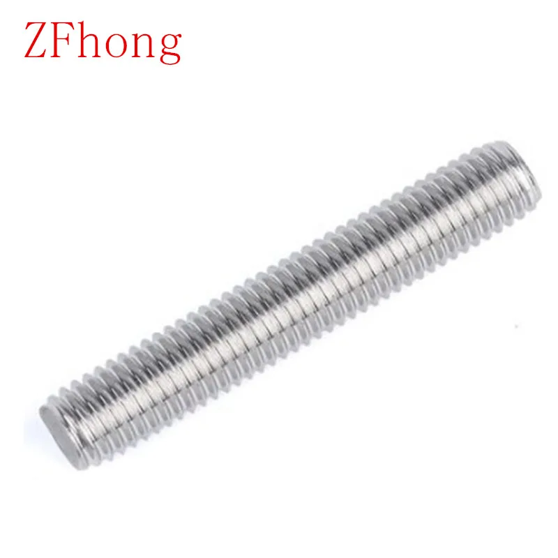 M3 M4 M5 M6 M8 M10 M12  304 stainless steel thread rod  bar length 20 to 250mm