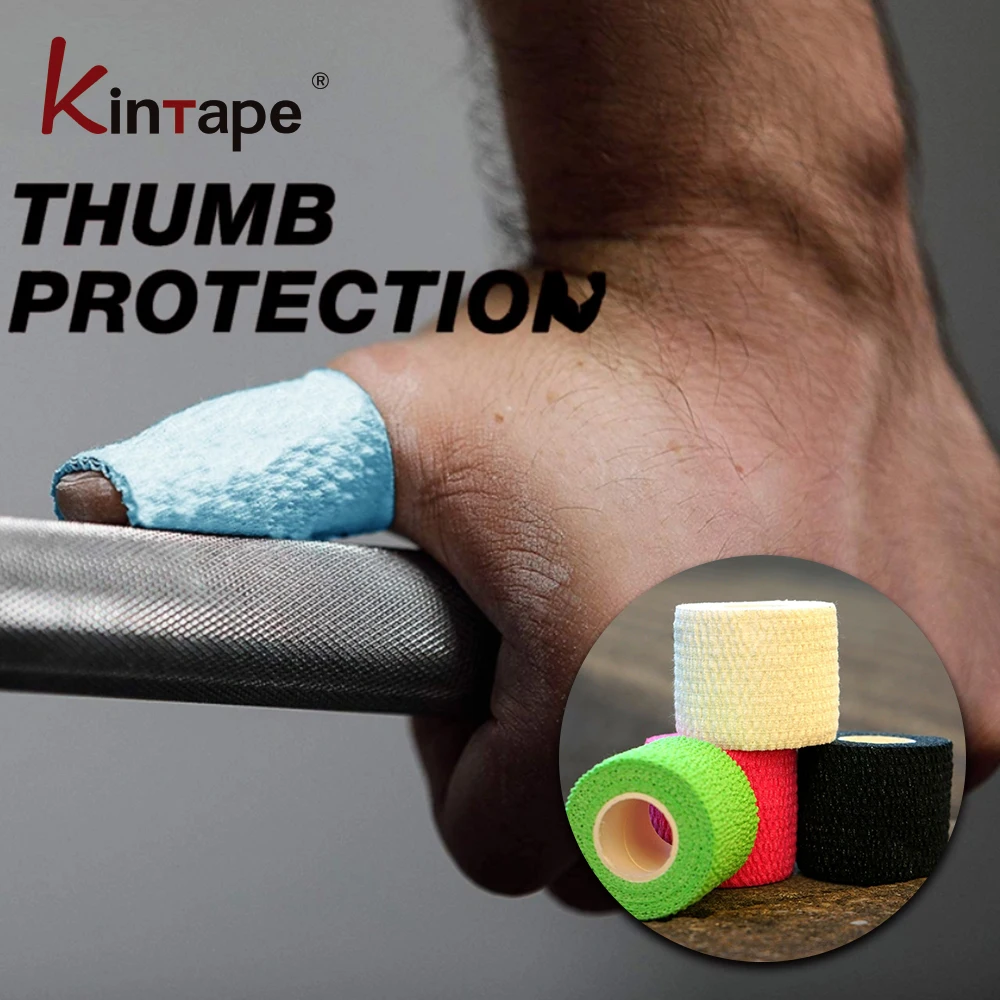 5cmx4.5m OEM Hot Melt Glue Vet Wrap Stretch Bandage For Sports Protection And Orthopedic Fix -Thumb Tape