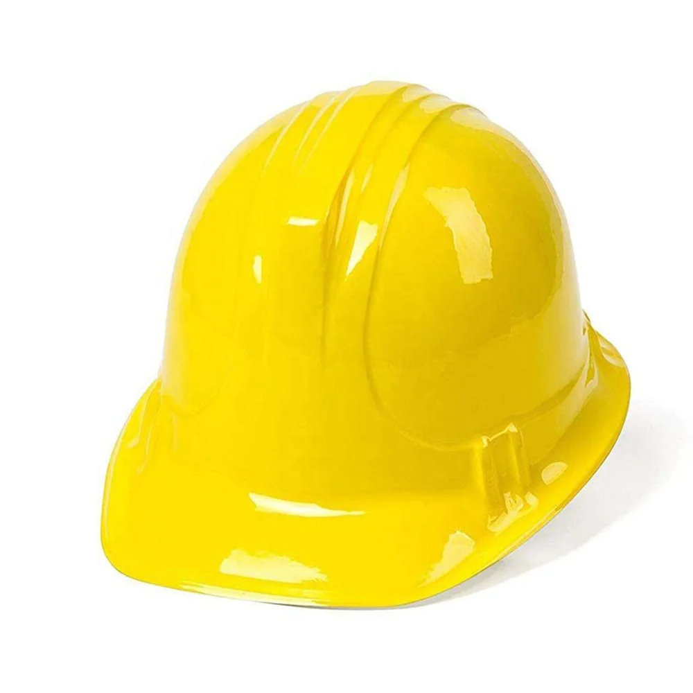 Cheap Construction Hard Hats Soft Plastic Yellow Kids Party Hat for Construction Birthday Children Engineer Theme Party