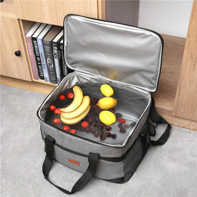 Outdoor travel ice pack Oxford cloth aluminum foil picnic bag Large capacity 33L Picnic Cooler Bag Mini Cooler Bags