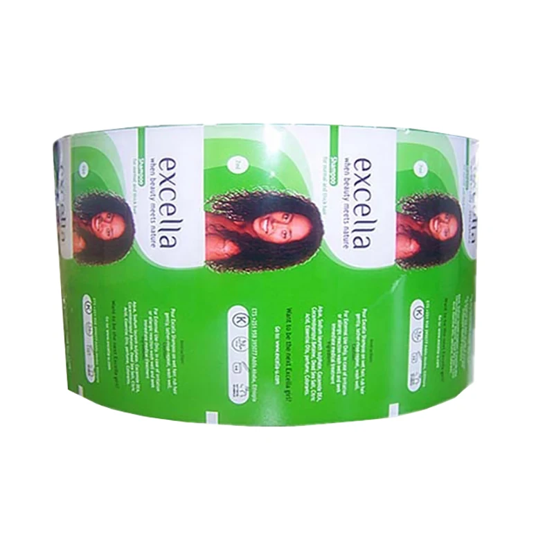 laminating shampoo film roll sachets packing plastic rolls