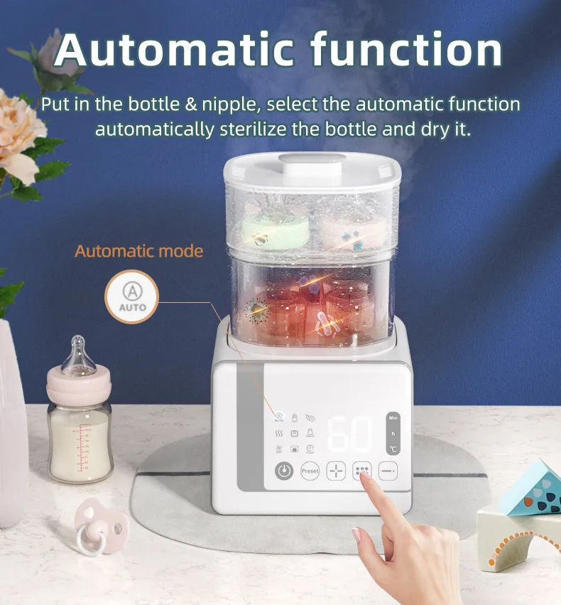 2024 New Design baby bottles cleaner sterilizer Wholesale High Quality