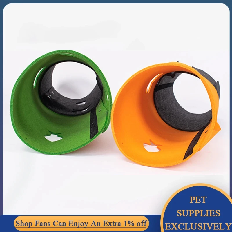 felt Cats Blanket Cat Tunnels Play, Mat Bed Mat Hunt and Chase Center for Kittens Cat Toy Activity Rug Toy Exercise