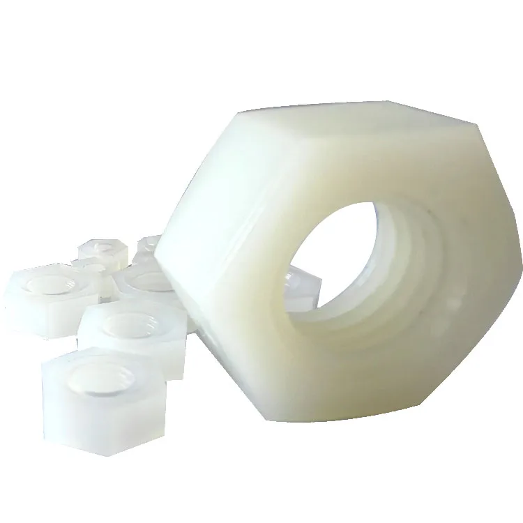 Wholesale DIN934 Plastic Polyamide Nylon PA66 Hex Nut Plastic Nuts
