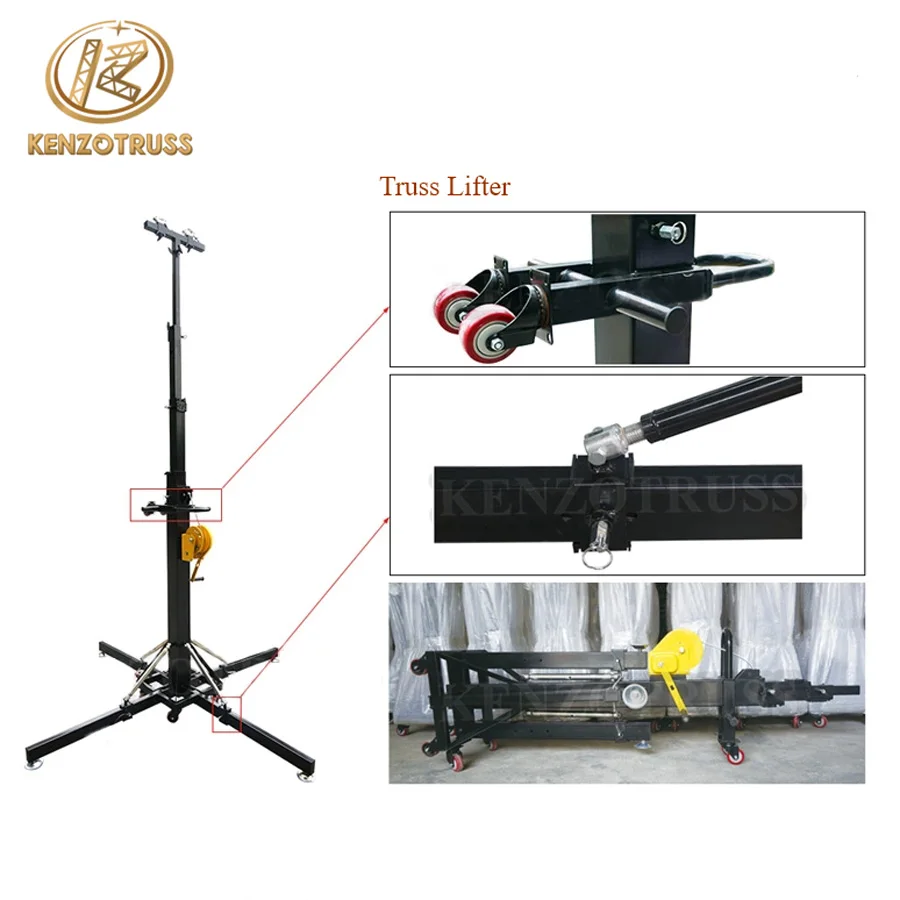 Aluminum Adjustable Height Speaker Stand DJ Lighting Stand Trusses for Events