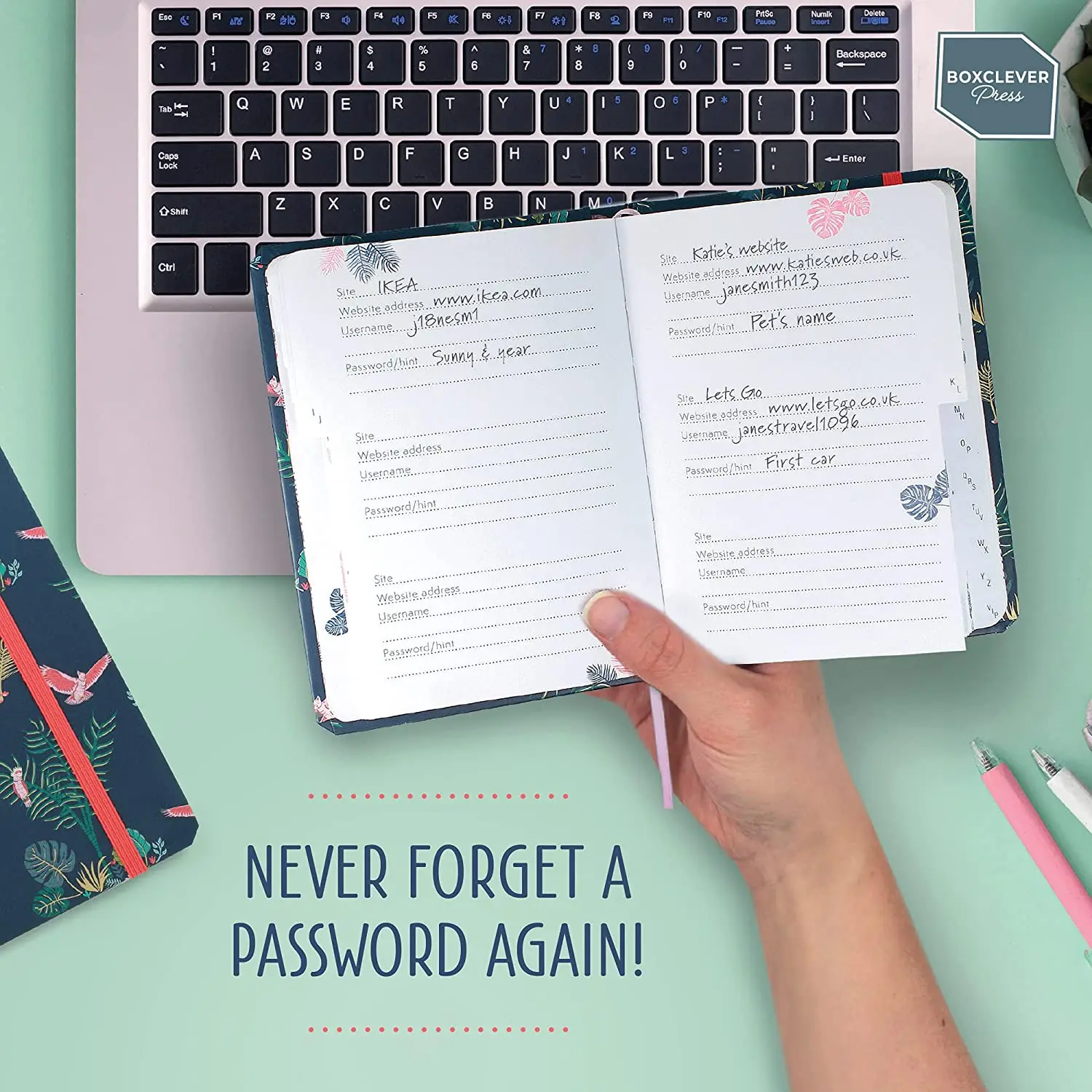 Sedex Home Office Aged People Password Keeper Internet Login Memo Pad Password Book With Alphabetical Tabs