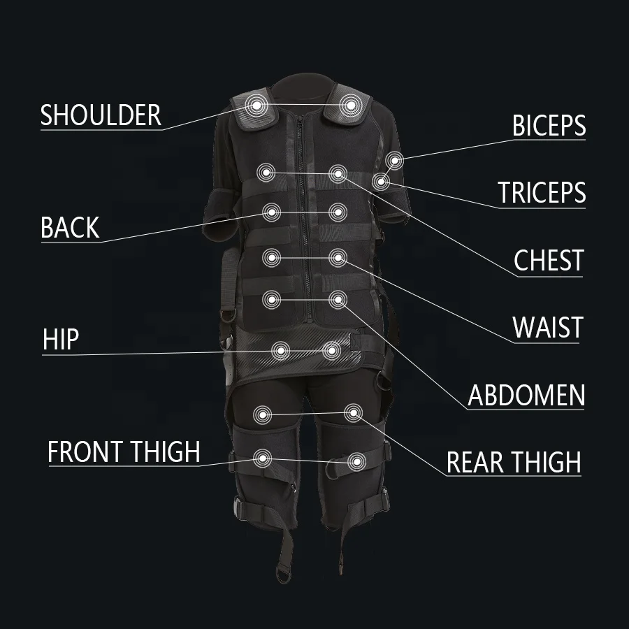 Functional Xbody Visionbody EMS Womens Body Sculpting Fitness Suit for Weight Loss