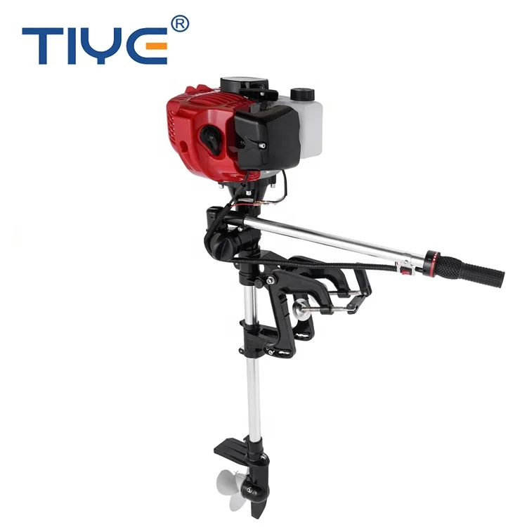 Профессиональный мотор для рыбацкой лодки 2.3HP 2-тактный подлодочный 52CC газовый лодочный двигатель