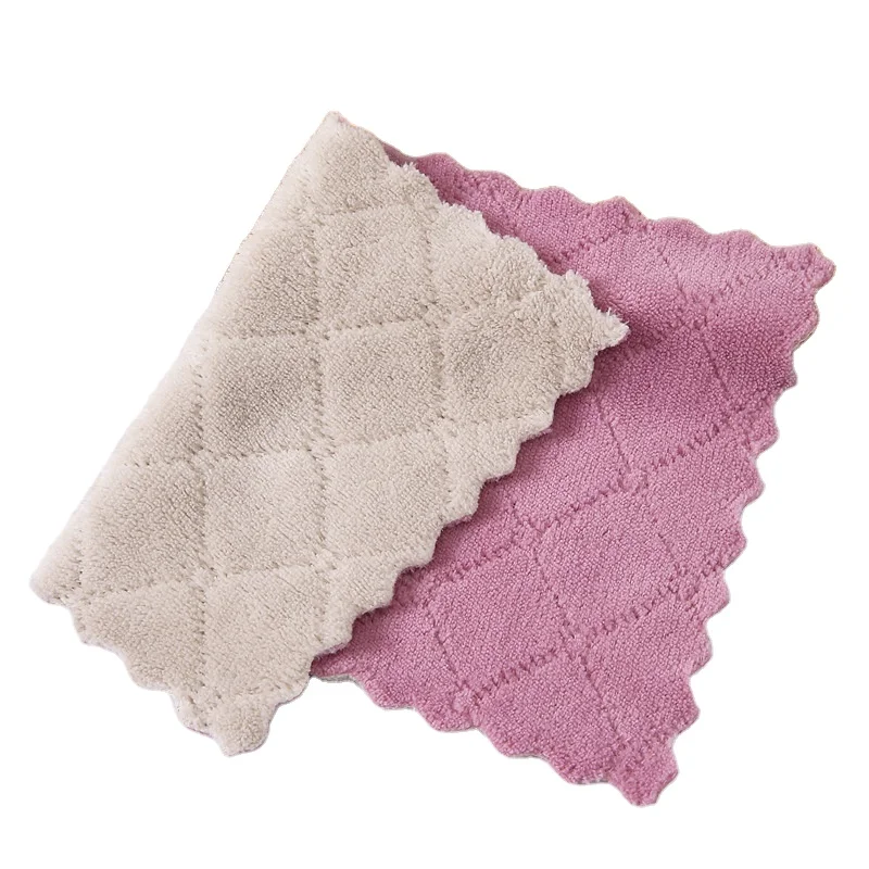 Wipe The Table And Bowl Cleaning Cloth Household Cleaning Kitchen Supplies Microfiber Cleaning Cloth