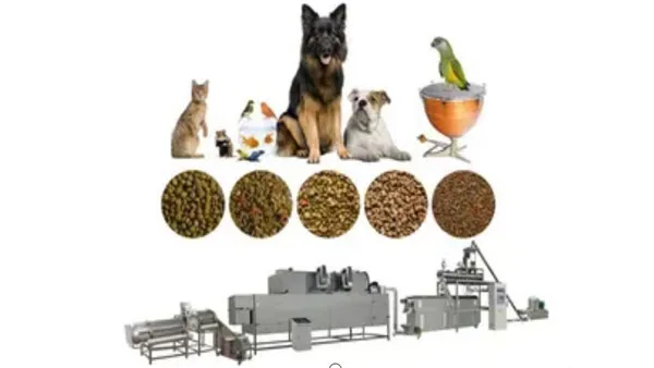 Full automatic high efficiency 55kw sinking floating fish feed production line floating fish feed pellet extruder