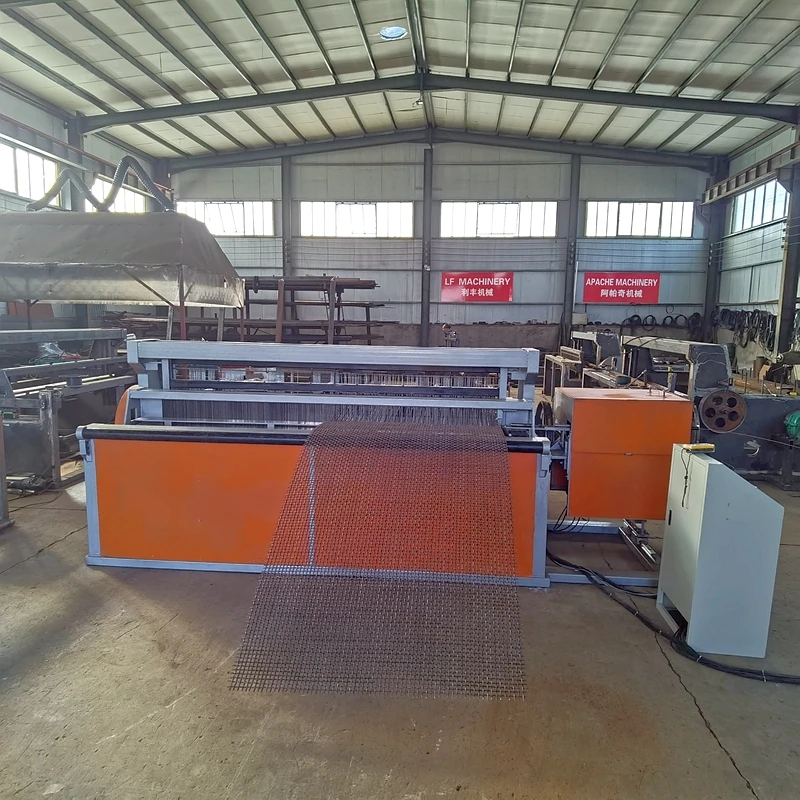 APACHE 0.5-2.5 1.5~5 2-6   6-12mm FULL AUTOMATIC wire mesh making machine equipment crimped mesh weaving machine