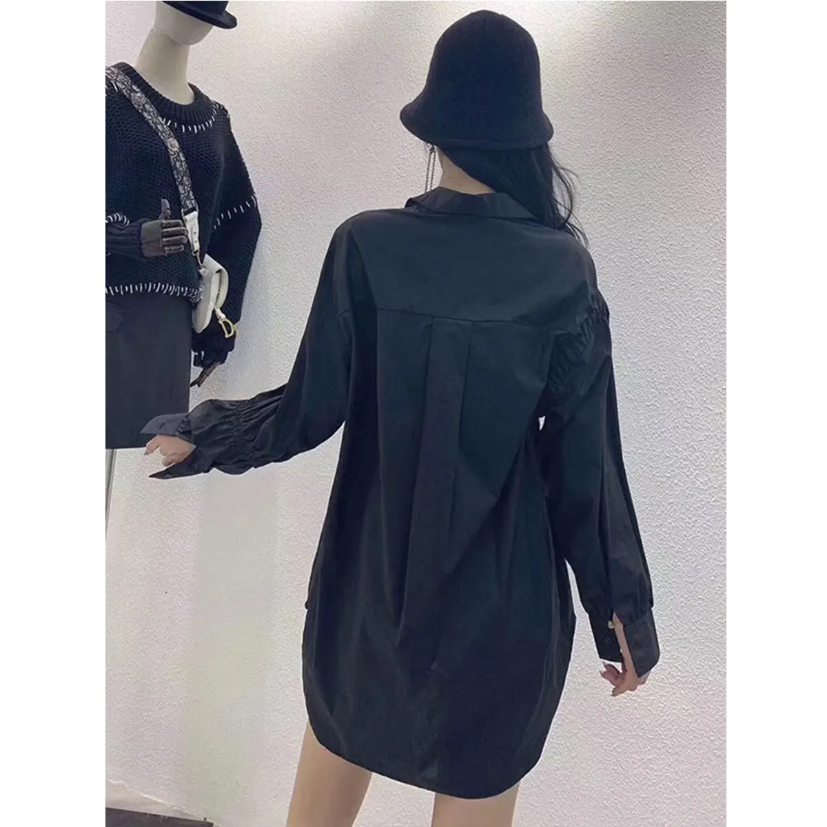 OEM upscale ladies fashion simple style shirt spring and summer blouse elegant ladies blouse