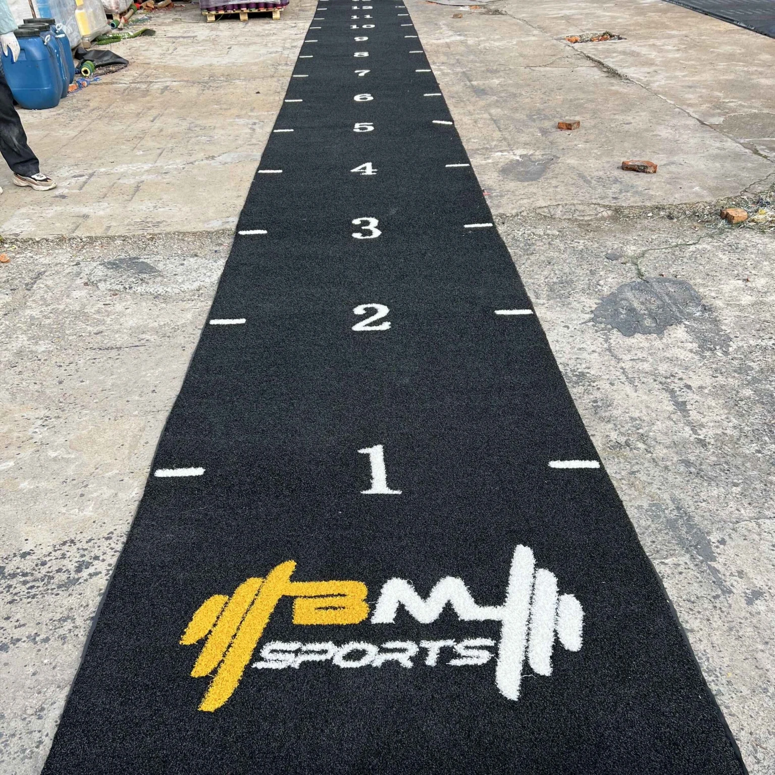 JS 2*6M Customizable Logo Fairway Used 6 Chipping Driving Range Practice 3D Training Golf Putting Mat