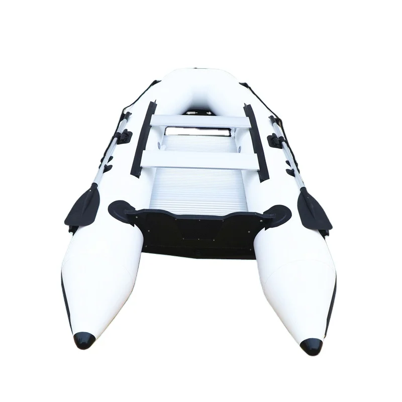 Sea walker  inflatable boat with aluminum floor  rowing fishing boat  U shape paddle rescue  boat Al230