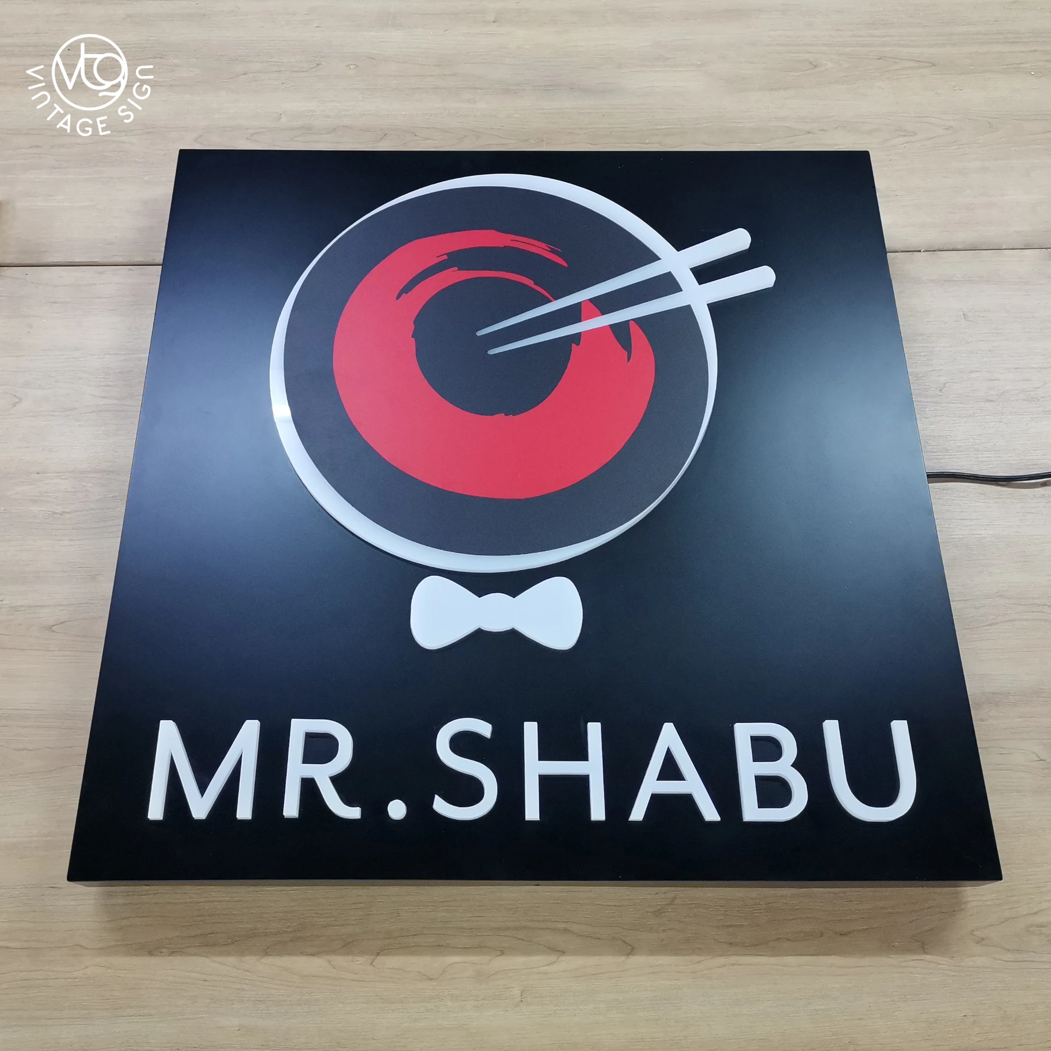 Professional Factory Formed Acrylic Sign Double Sides Light Box Customized Led Lightbox