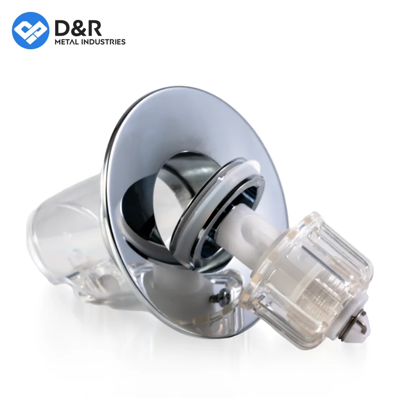 Anti-odour Spring Core Bathroom Water Drain Strainer Bounce Pop Up Sink Plug Stopper