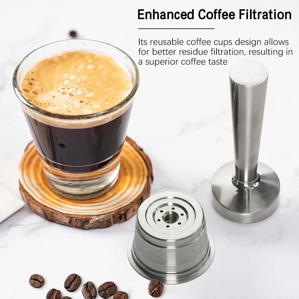 Wholesale Price 1PCS Pod Stainless Steel Reusable Pod Compatible With Caffitaly Tchibo Cafissimo Coffee Capsules Refillable