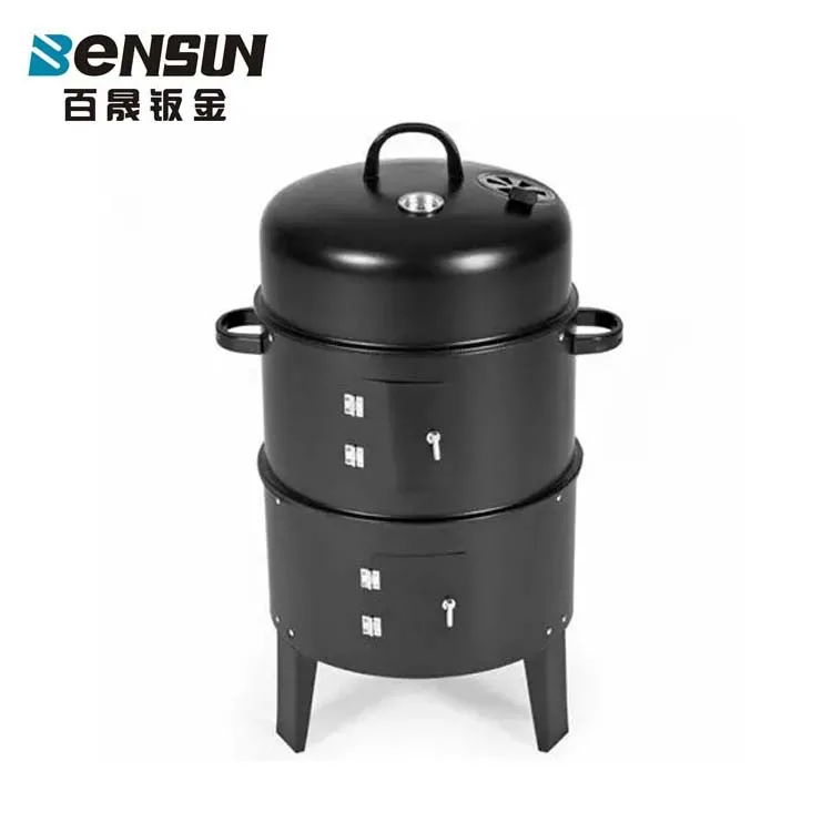
2021 new 3 IN 1 Multifunction Charcoal BBQ Smoker Grill  (62360661630)
