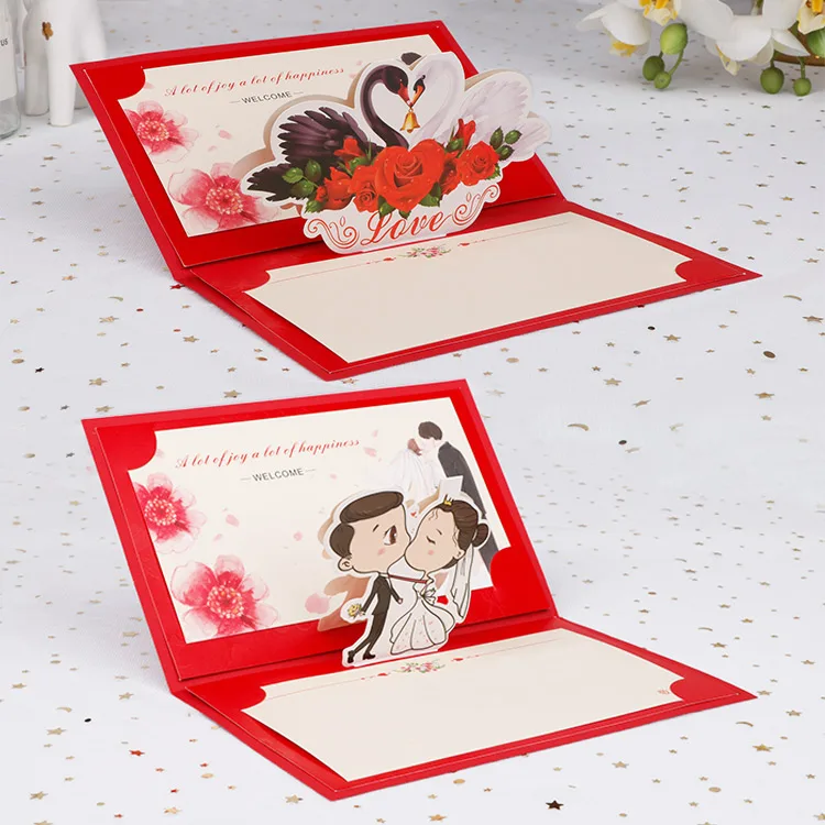 China Supplier Customized 3D Pop Up Greeting Card
