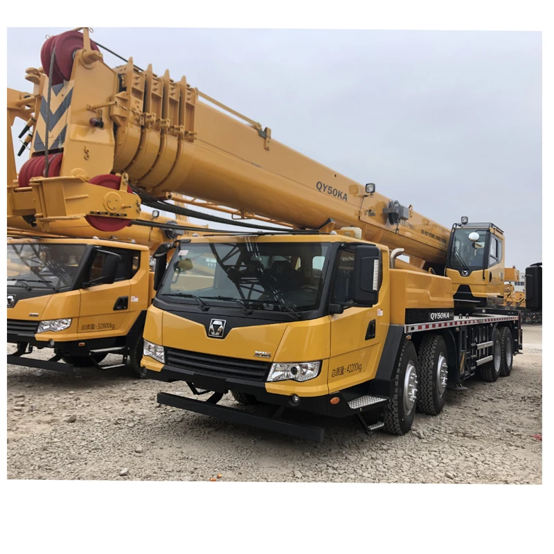 Telescopic truck crane with basket boom truck crane