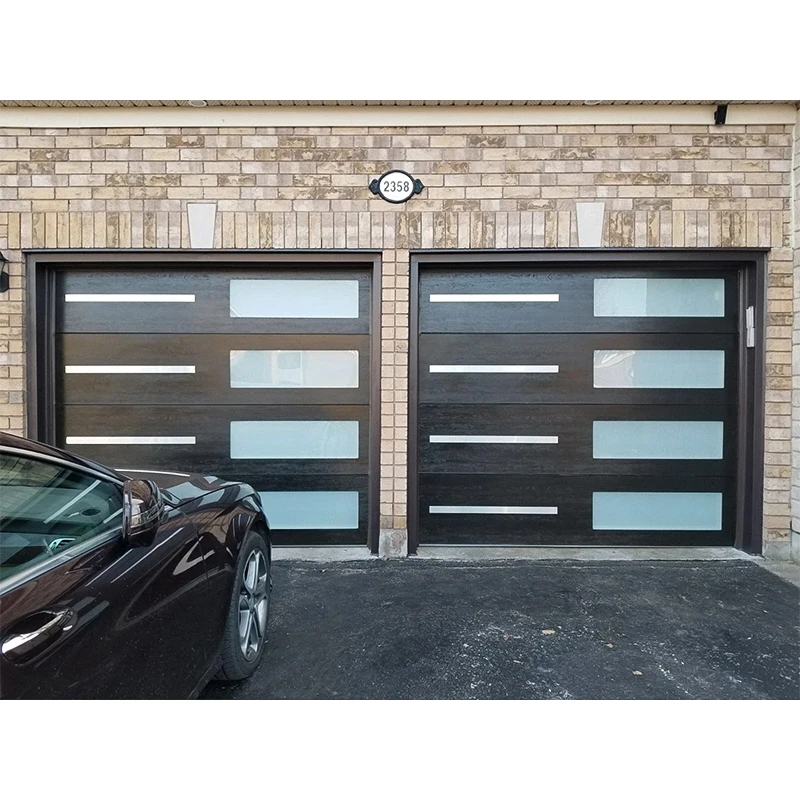 JST Factory Special Steel Roller Door Monitored Eyes Black Color  Aluminum Alloy Galvanized Steel garage door