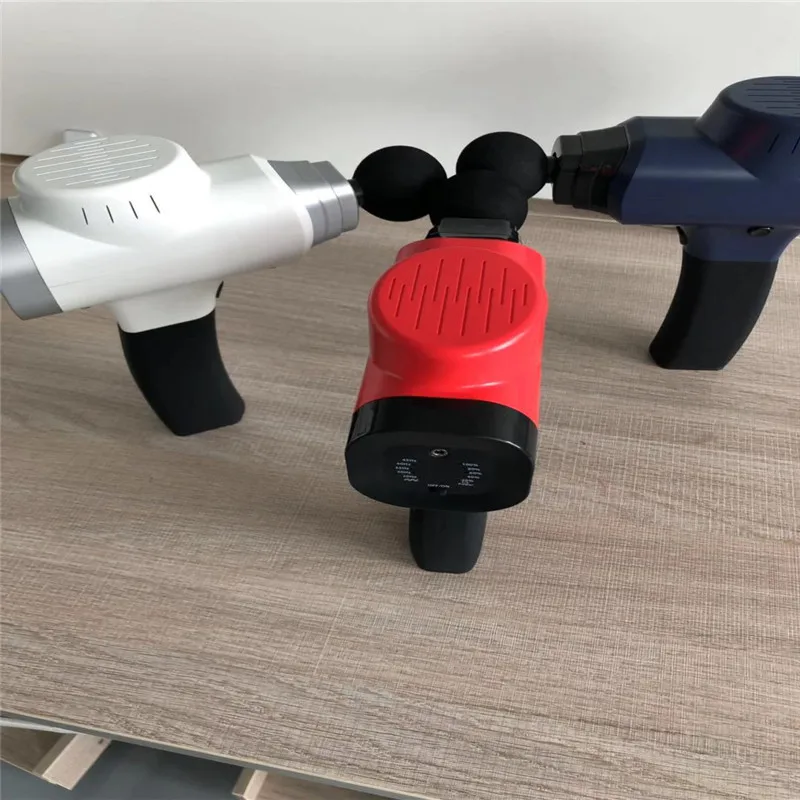 
direct manufacture OEM CE body therapy gun massager vibration cordless deep muscle massage gun with travel case WE-8201 