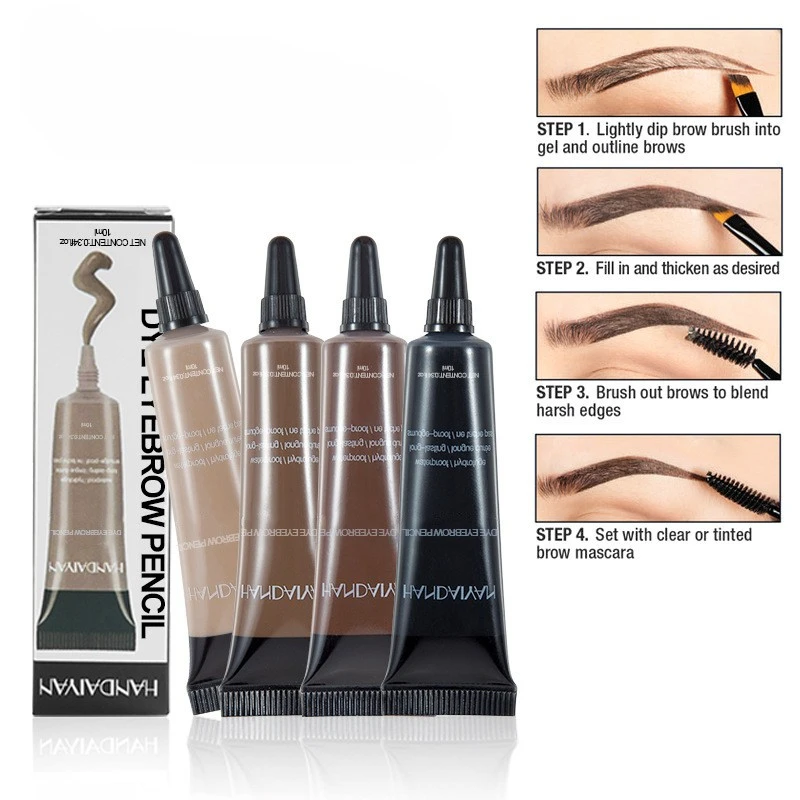 New Fashion Brow Styling Gel Fast Sculpt Tinted Eyebrow Gel Long Lasting Waterproof Brown Eyebrow Mascara Gel Set Wholesale