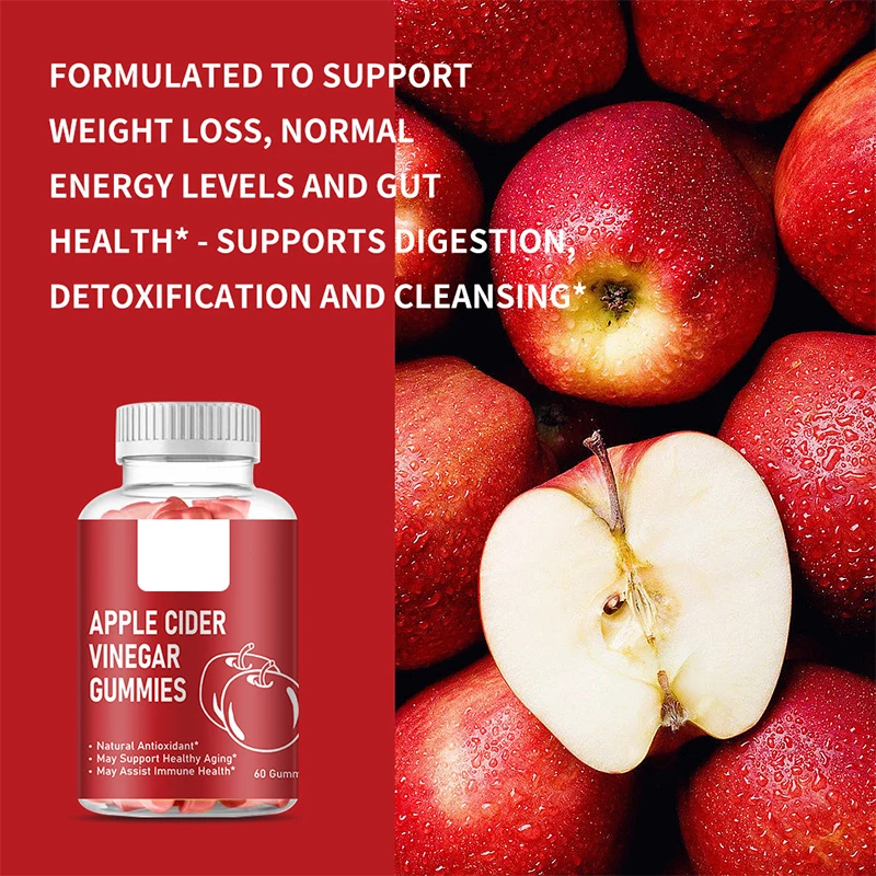 Improve Hair Skin Supplement Beauty Collagen Gummies Customized Private Label Sugar 60pcs Bottled Candy