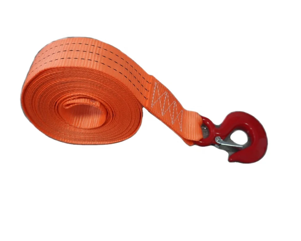 4m Heavy Duty 5ton Car Tow Cable Towing For Truck Snatch Strap Off-road Towing Ropes Trailer Winch Cable Belt Car Traction -