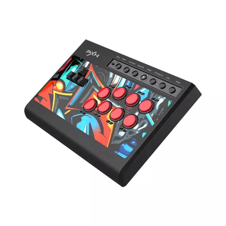 Joystick Game Controller Fighting Stick PXN X8 Keyboard Direction Control Wired USB for PC/Android/PS3/PS4/ Switch/Xbox One/X&S