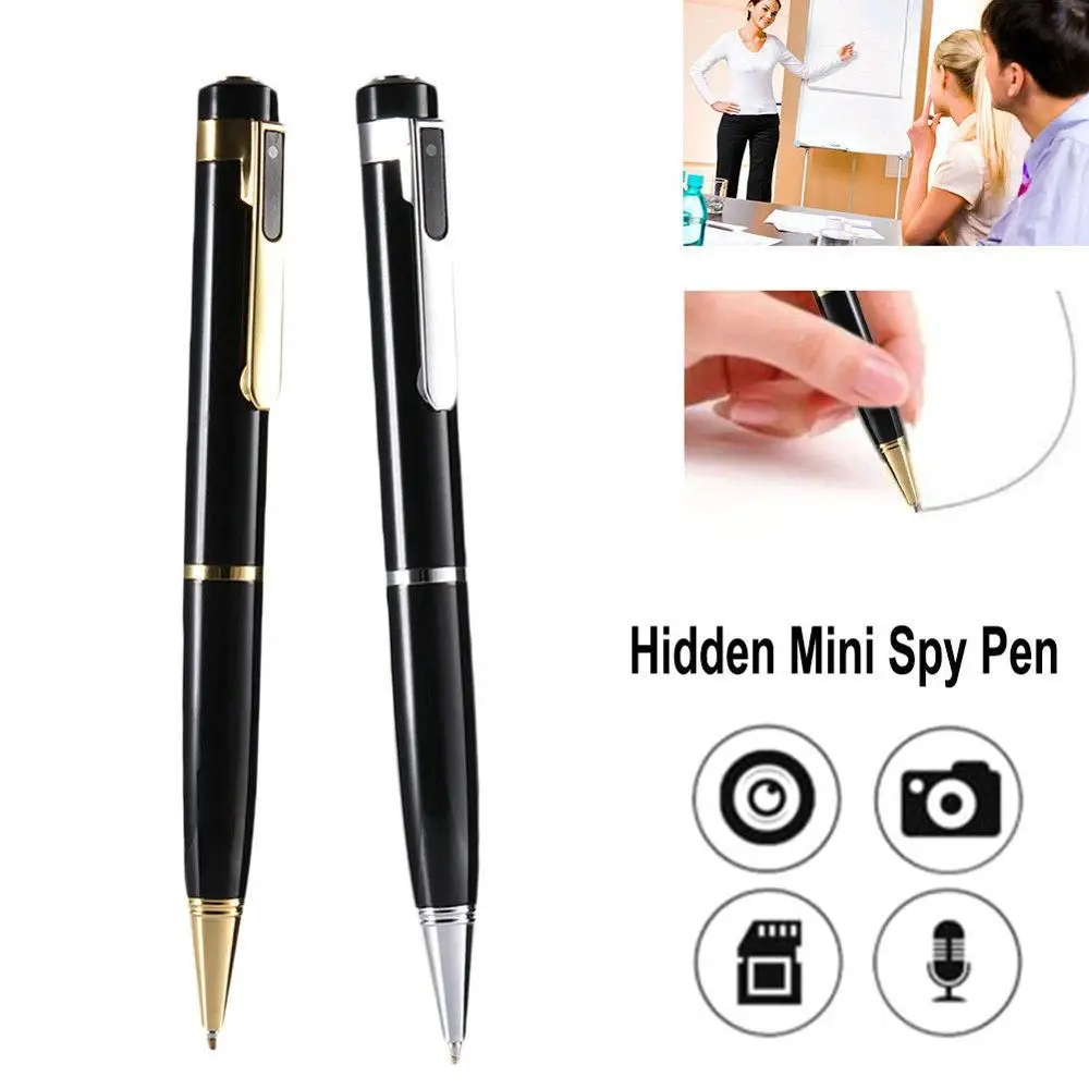HD 1080P Mini meeting Pen Hidden Spy Camera pocket Nanny Video Recorder