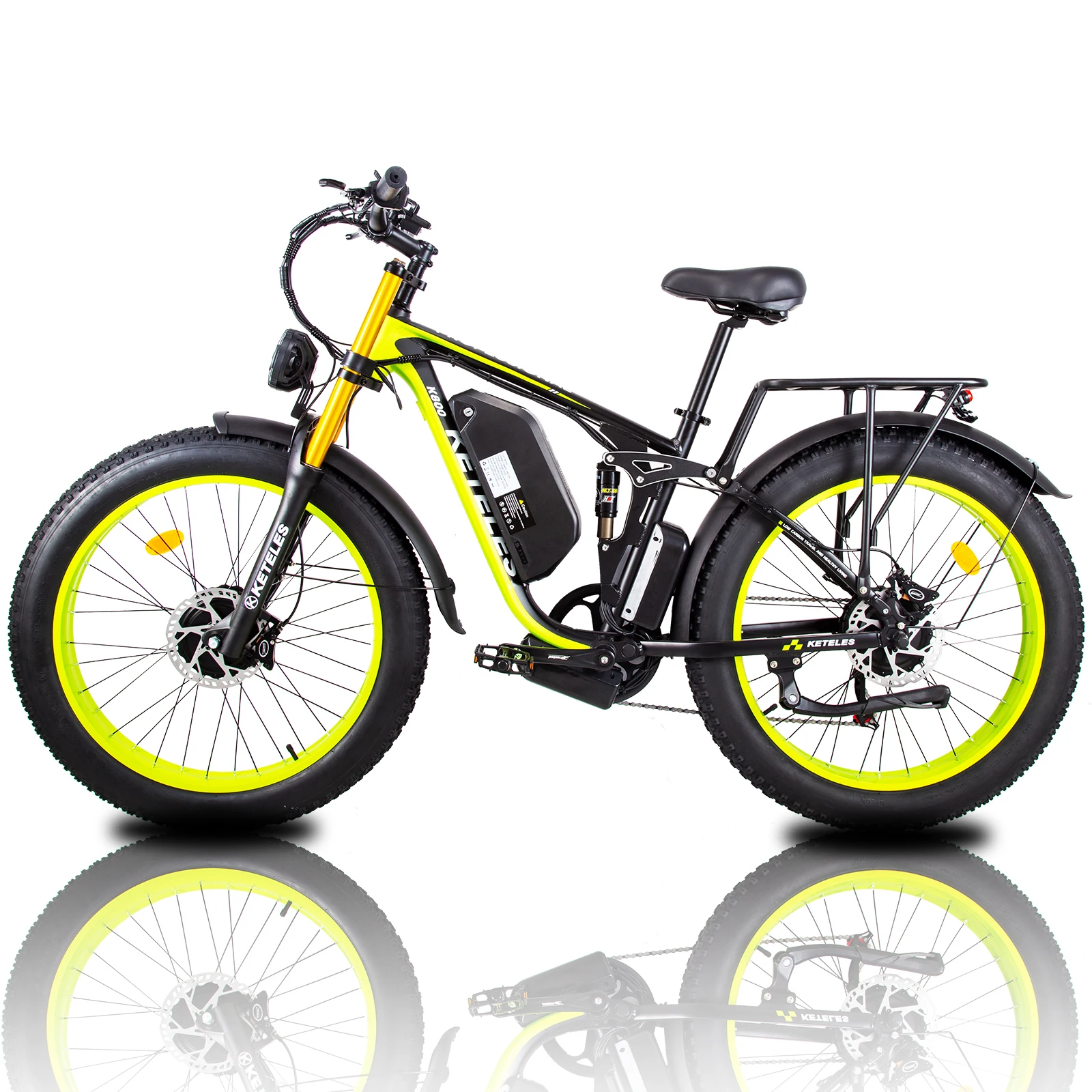 Высокомощный черный Friday 1000w 48v fat tire 23ah задний мотор 7-скоростной внедорожный велосипед k800pro Электрический из Китая