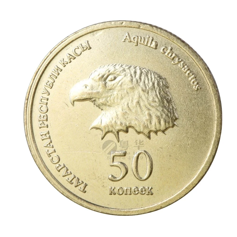 Wholesale metal gold souvenir token for gift