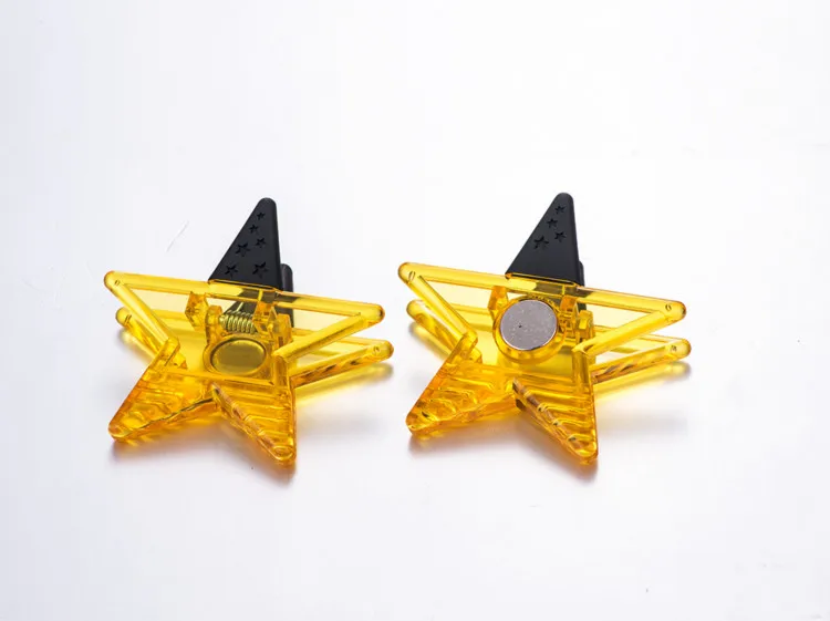 Best selling household refrigerator plastic strong magnetic refrigerator magnetic paper clip