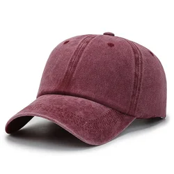 Trendy men women soft top hat peaked cap summer sunscreen sun hat washed all match baseball cap