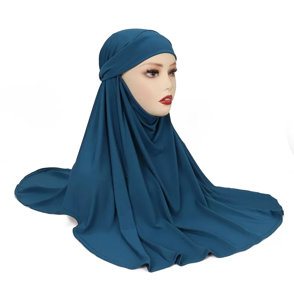 TMF-8R024  Dual purpose  Women hijab headscarf Arab head cover  headscarf bottom cap high elastic scarf Blended
