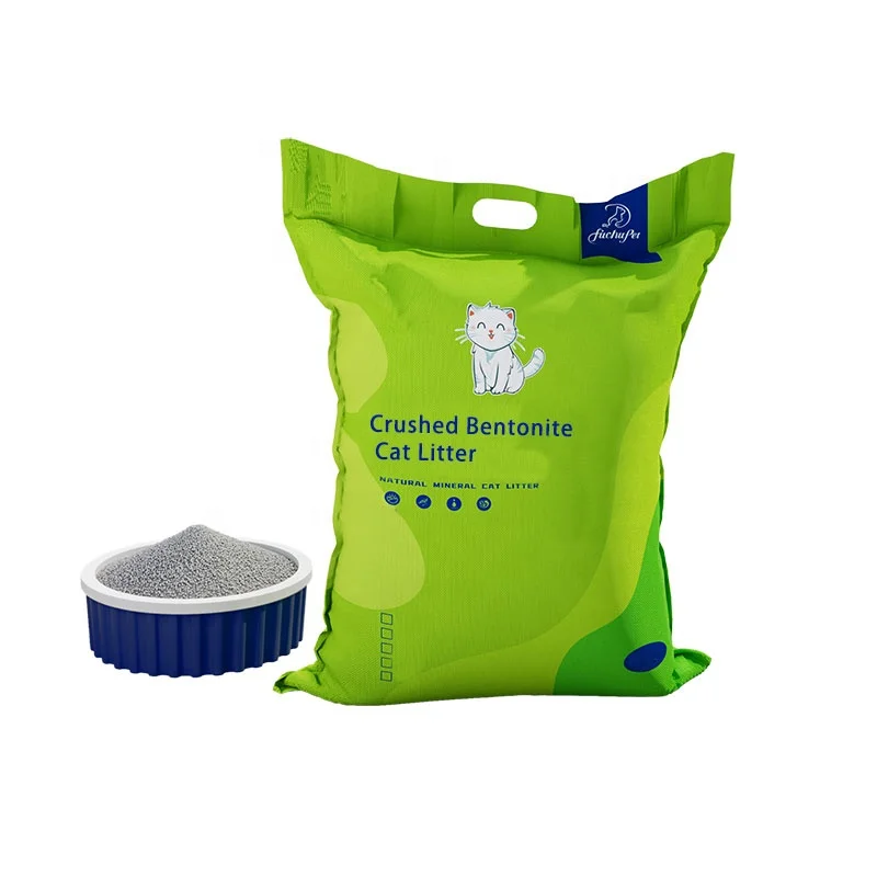 Sustainable & Eco-Friendly Crushed Bentonite Arena Sand 5kg Odor-Neutralizing Bag with Strong Clumping Property