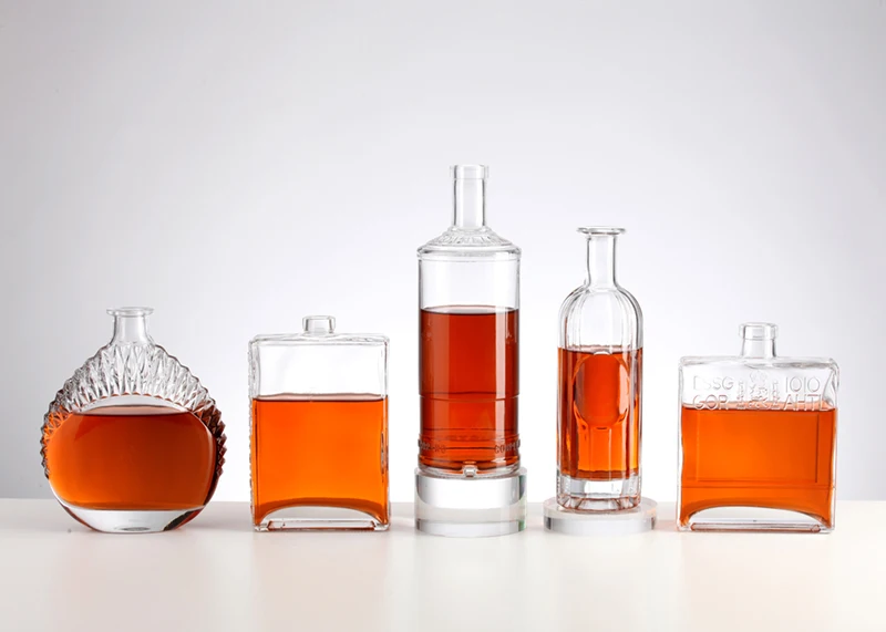 100ml 200ml 375ml 500ml 700ml 750ml 1000ml glass vodka gin tequila luxury glass bottles