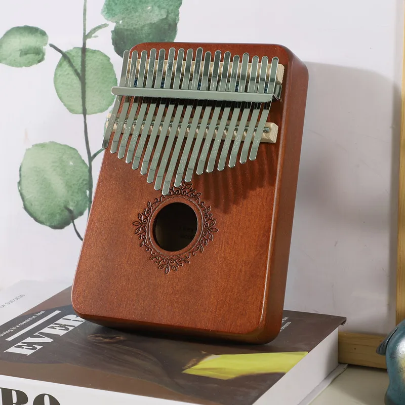 
mahogany kalimba musical instrument Kalimba 17 Keys Thumb Piano LK-04 