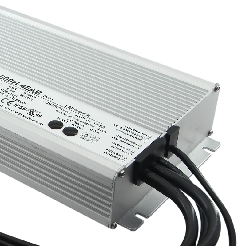  HL-600H-48AB 48V водонепроницаемый приглушаемый Meanwell драйвер высокий Мачтовый прожектор 600