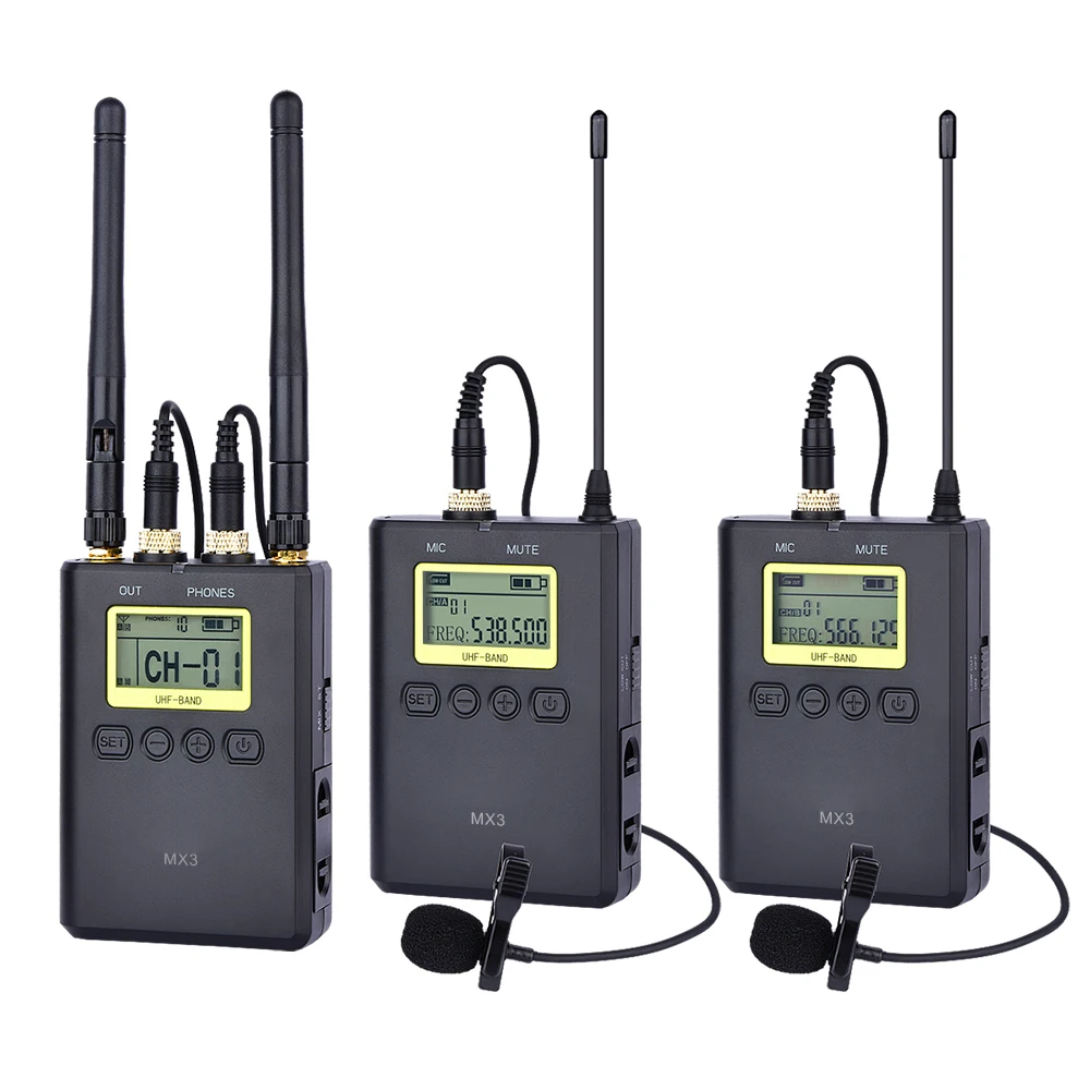 Outdoor High Sensitive Real-time Wireless Microphone