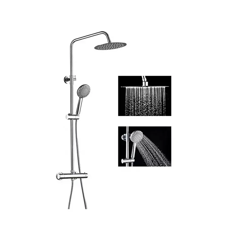 CYEN factory price direct manufacturer special price thermostatic chrome finish brass body shower set shower system