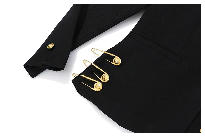 Новинка 2019, необычный женский однобортный пиджак с длинным рукавом