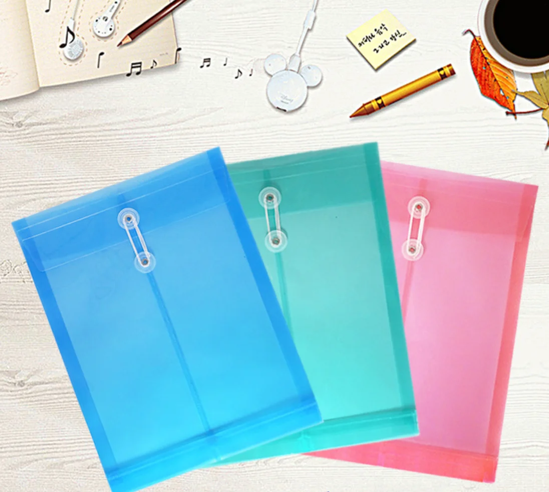 Free Sample Pvc Clear A4/A5/A6 Document File Organizer Bag