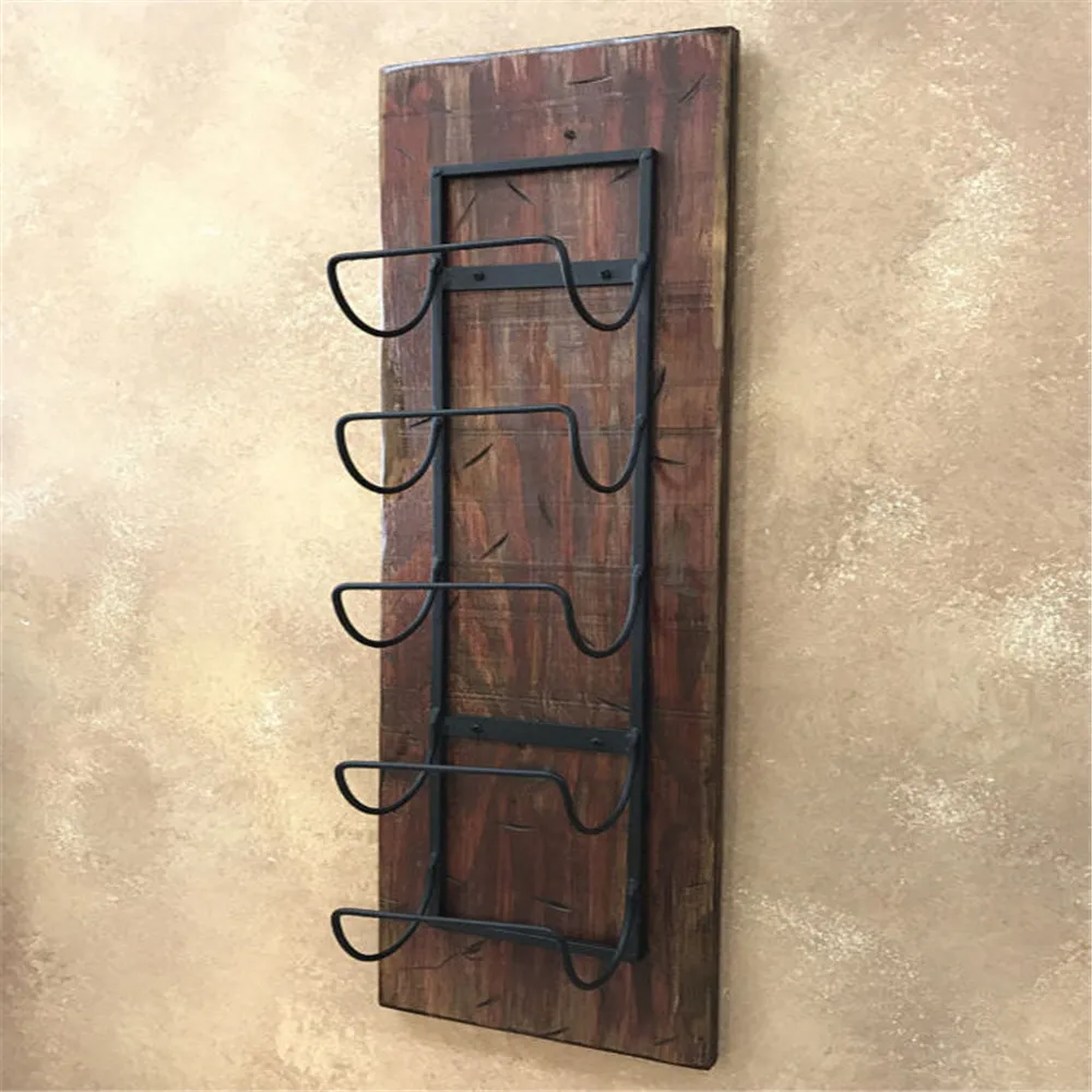 
unique wine rack Distressed Sturdy Kitchen Bar Wine wine rack 